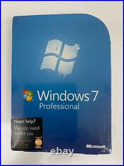 Microsoft Windows 7 Professional 64/32 bit DVD Sealed BNIB FQC-00133