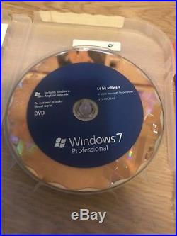 Microsoft Windows 7 Professional Full 32 bit & 64 bit MS WIN PRO =RETAIL BOX=