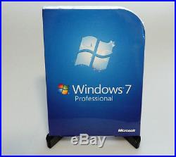 Microsoft Windows 7 Professional Pro FQC-00129 SP1 32/64 bit retail NEW GENUINE