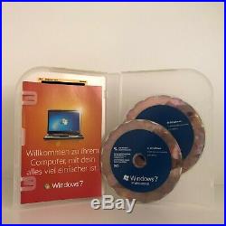 Microsoft Windows 7 Professional Retail Box 32 + 64 Bit Vollversion Ms Pro