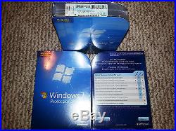 Microsoft Windows 7 Professional, UPGRADE, FQC-00130, Sealed Retail Box, 32 & 64 Bit
