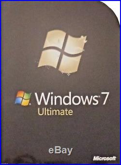 Microsoft Windows 7 ULTIMATE Vollversion(SB) 64bitDVDdauerhafte LizenzDeutsch