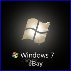 Microsoft Windows 7 Ultimate 32/64 Bit Retail Key for 1 PC