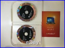 Microsoft Windows 7 Ultimate 32/64 bit Retail Box GLC-00225 Italian DVD Used