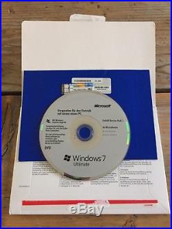Microsoft Windows 7 Ultimate 64Bit / SP1 Deutsch mit MwSt Rechnung