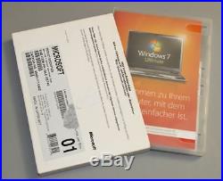 Microsoft Windows 7 Ultimate 64 Bit- Deutsch Hologramm CD GLC-00740