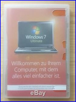 Microsoft Windows 7 Ultimate 64 Bit System Builder Vollversion Deutsch GLC-00740
