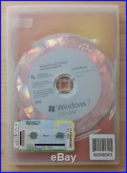 Microsoft Windows 7 Ultimate 64 Bit System Builder Vollversion Deutsch GLC-00740