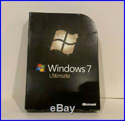 Microsoft Windows 7 Ultimate Full 32 & 64 Bit DVDs MS WIN RETAIL BOX GLC-00182