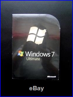 Microsoft Windows 7 Ultimate Full UK Retail English DVD 32/64-bit GLC-00181 NEW