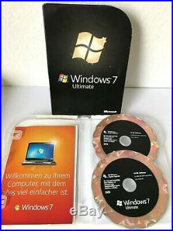 Microsoft Windows 7 Ultimate OVP deutsch 32/64 Bit DVD, Einzellizenz Software
