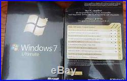 Microsoft Windows 7 Ultimate (Perfect, Rare Collector First Retail Box Release)