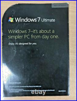 Microsoft Windows 7 Ultimate Signature Steve Ballmer Edition sealed unopened