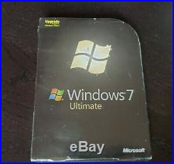 Microsoft Windows 7 Ultimate Upgrade NEW SEALED RETAIL GENUINE GLC-00184