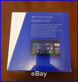 Microsoft Windows 8.1 Professionl Full Version 32 &64Bit DVD MS PRO =SEALED BOX=