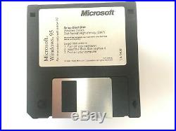 Microsoft Windows 95 Diskette Floppy 3.5 Disk Operating System 23 Disks