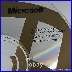 Microsoft Windows 95 Operating System CD Manual Product Key Upgrade + Boot LOT 6