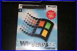 Microsoft Windows 95 Upgrade 3.5 Floppy Disks NewithFactory Sealed COMPUSA