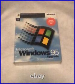 Microsoft Windows 95 Upgrade Vintage Big Box PC Operating System NEW SEALED