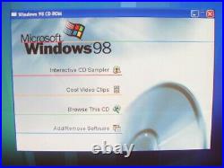 Microsoft Windows 98 Original Version PC CD-ROM Full Version Full Install 1998