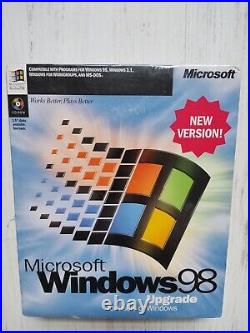 Microsoft Windows 98 upgrade edition in original box, never opened