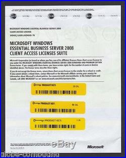 Microsoft Windows Essential Business Server EBS 2008 75 User Device CAL