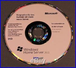 Microsoft Windows Home Server 2011 + 10 CAL Vollversion 64-Bit Box + DVD OVP