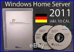 Microsoft Windows Home Server 2011 + 10 CAL Vollversion 64-Bit OVP NEU