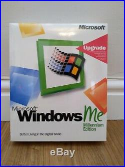 Microsoft Windows ME Millenium Edition Upgrade Box BRAND NEW SEALED 95 98 RARE