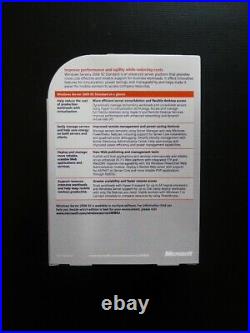 Microsoft Windows Server 2008 R2 Standard 5 CAL 64-bit P73-04754 BOXED DVD