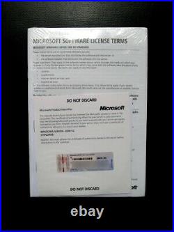 Microsoft Windows Server 2008 R2 Standard DVD 589275-B22 (BRAND NEW) HP ROK