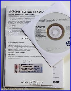 Microsoft Windows Server 2008 R2 Standard HP ROK 64 Bit