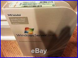 Microsoft Windows Server 2008 R2 Standard, SKU P73-04754,64-Bit, Full Retail, 5 CAL