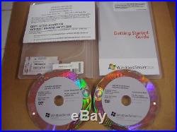 Microsoft Windows Server 2008 Standard 64 & 32 Bit DVD withSP2 with10 CAL=BRAND NEW=