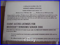 Microsoft Windows Server 2008 Standard 64 & 32 Bit DVD withSP2 with10 CAL=BRAND NEW=