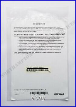Microsoft Windows Server 2012 / 2008 / R2 Standard Downgrade Kit 074X72 -VAT