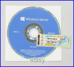 Microsoft Windows Server 2012 R2 Standard 2CPU/2VM Deutsch mit DVD