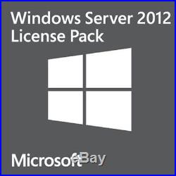 Microsoft Windows Server 2012 Remote Desktop Services RDS 50 User CAL