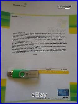 Microsoft Windows Server 2016 DATACENTER 16 Core (2-CPU) License + 10 USER CAL's