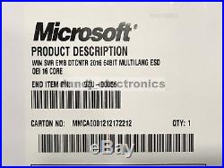 Microsoft Windows Server 2016 DataCenter 16 Core 64bit OEM License & USB