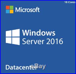 Microsoft Windows Server 2016 Datacenter with 50 User CAL Retail 16 Cores