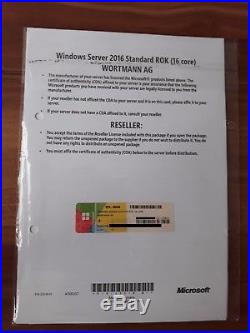 Microsoft Windows Server 2016 Standard 64bit 16 Core Terra / Wortmann AG ROK