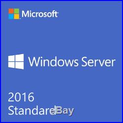 Microsoft Windows Server 2016 Standard Edition 16 core 2 VM OEI Sealed
