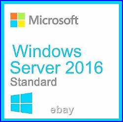 Microsoft Windows Server 2016 Standard License 64 Bit 16 Core License