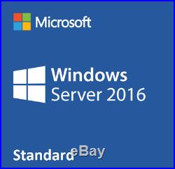 Microsoft Windows Server 2016 Standard with 25 User CAL (Retail Sealed) 16 Cores