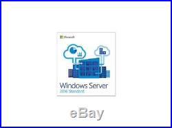 Microsoft Windows Server 2016 Standard with 5 CAL Certificate & ORIG DVD or USB
