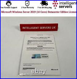 Microsoft Windows Server 2019 (16 Cores) Datacenter Edition Licence -P11061-B21