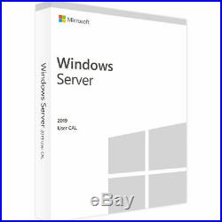 Microsoft Windows Server 2019 CAL 5 User / Benutzer / Nutzer Zugriffslizenz