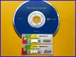 Microsoft Windows Server 2019 Datacenter DVD + COA 2 pcs