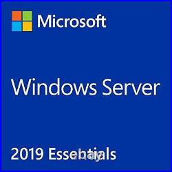 Microsoft Windows Server 2019 Essentials 1 PC 64 Bits(only)